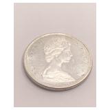 1965 CANADIAN SILVER 50 CENT SILVER COIN
