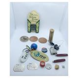 NIXON LODGE, WORRY STONES, KEY CHAIN, LIPSTICK