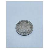 HALF DIME 1850