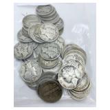 (50) MERCURY DIMES