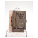 WORLDï¿½S FAIR 1939 CASE W/ FOLD OUT BOOKLET 1.25"