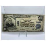 10 BANK NOTE - 1902 CITIZENS NATIONAL BANK OF