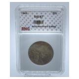 1949 MS-67 LIBERTY HALF - GRADED