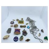 AWARD PINS YEARBOOK, PARATI ET VOLENTES ENAMELED
