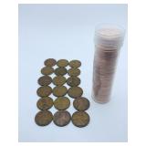 ROLL 2008 PENNIES, 1927-S, 1932, 1932-D, (2)