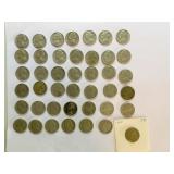 (50) NICKELS AS PICTURED
