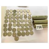 190 NICKELS INCLUDING JEFFERSON, BUFFALO AND