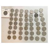 (50) NICKELS AS PICTURED