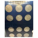 12 LIBERTY WALKING HALF DOLLARS INCL, 1043S, 1944