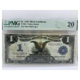 1899 - SILVER CERTIFICATE - GRADED 20 VERY FINE -