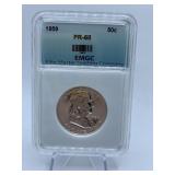 1959 - LIBERTY HALF - GRADED PR-68