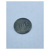 1852 3 CENT PIECE