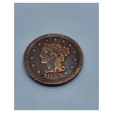 1853 LARGE CENT