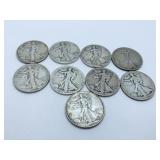 (10) SILVER DOLLARS ASSORTED DATES
