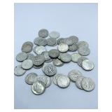 (47) ROOSEVELT SILVER DIMES ASSORTED DATES
