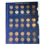LINCOLN CENTS 1941 - 1968 TOTAL OF 69 COINS IN