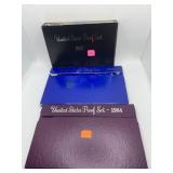 UNITED STATES PROOF SET 1982, 1983, 1984