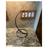 TWO BOWLS AND FRUIT HANGER