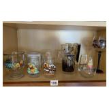 WINNIE POOH GLASSES, WINE GLASS, ETC.