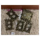 SWITCH PLATE AND OUTLET METAL COVERS