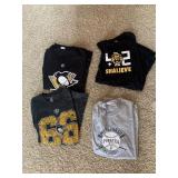 OLD TIME HOCKEY XL SHIRT AND 3 OTHERS