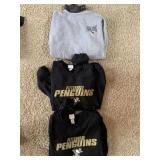 2 LONG SLEEVE PENGUINS NHL SHIRTS