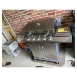 CHAR-BROIL GRILL W/ SIDE BURNER & PROPANE TANK
