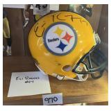 ELI ROGERS PITTSBURGH STEELERS MINI HELMET SIGNED