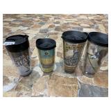 COMMEMORATIVE PENGUINS LARGE PLASTIC CUPS