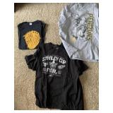 3 SHORT SLEEVE XL SHIRTS, PITTSBURGH PENS ETC.