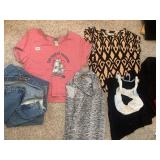 ASSORTED TOPS AND T SHIRTS
