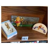 WELCOME POOH, KEY RING WATCH WINNIE
