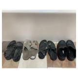 ASSORTED SANDALS LIGHT USE ON MOST SZ. 8 INCL.