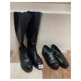ARIAT BOOTS LOOK NEW SZ. 8 AND SLIP ON SHOES SZ.