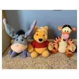 TALKING TIGGER, POOH PLUS EEYORE FIGURE