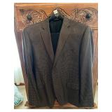JOS A BANK 46L SUIT JACKET W/ 38 PANTS