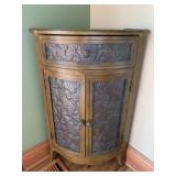 CORNER TIN FRONT 2 DOOR CABINET 31" H X 19" W X
