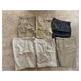 36" WAIST SHORTS 6 PAIRS