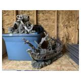 AQUARIUM SHIP, ANCHOR, ETC.