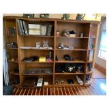 WALL UNIT AS PICTURED PLUS ONE OTHER CABINET W/
