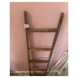 DECORATIVE LADDER FOR DISPLAYING BLANKETS ETC.