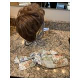 WIG AND HANKIE, WIG HOLDER