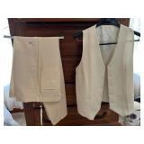 ISLAND IMPORTS NEW 34 W X 36" L PANTS AND VEST