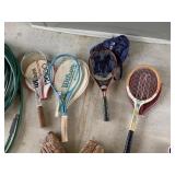TENNIS RACKETS INCL. LIGHT WEIGHT W/ COVERS