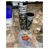 COMMEMORATIVE PENGUINS LARGE PLASTIC CUPS APPROX.