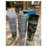 COMMEMORATIVE PENGUINS LARGE PLASTIC CUPS APPROX.