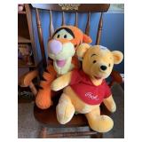 DISNEY MY TALKING TIGGER AND POOH STUFFED ANIMALS