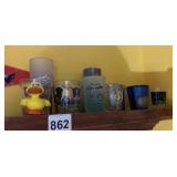 ASSORTED SHOT GLASSES GRANADA, HERSHEY PARK, ETC.