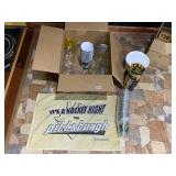 BAR SUPPLIES PENGUINS CUPS, SOME GLASS