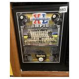 STEELERS SUPER BOWL CHAMPS WALL PLAQUE 13 X 10